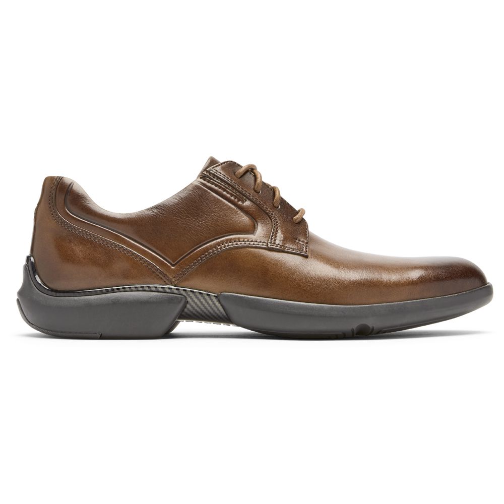 Sapatos Oxford Homem Rockport Total Motion Advance Plain Toe Marrom,Portugal XJSRB-9605